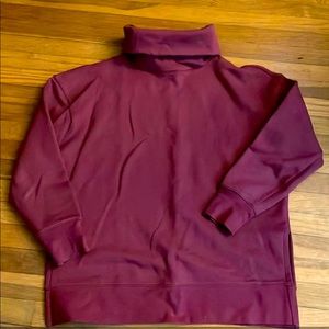 Athleta funnel neck sweatshirt